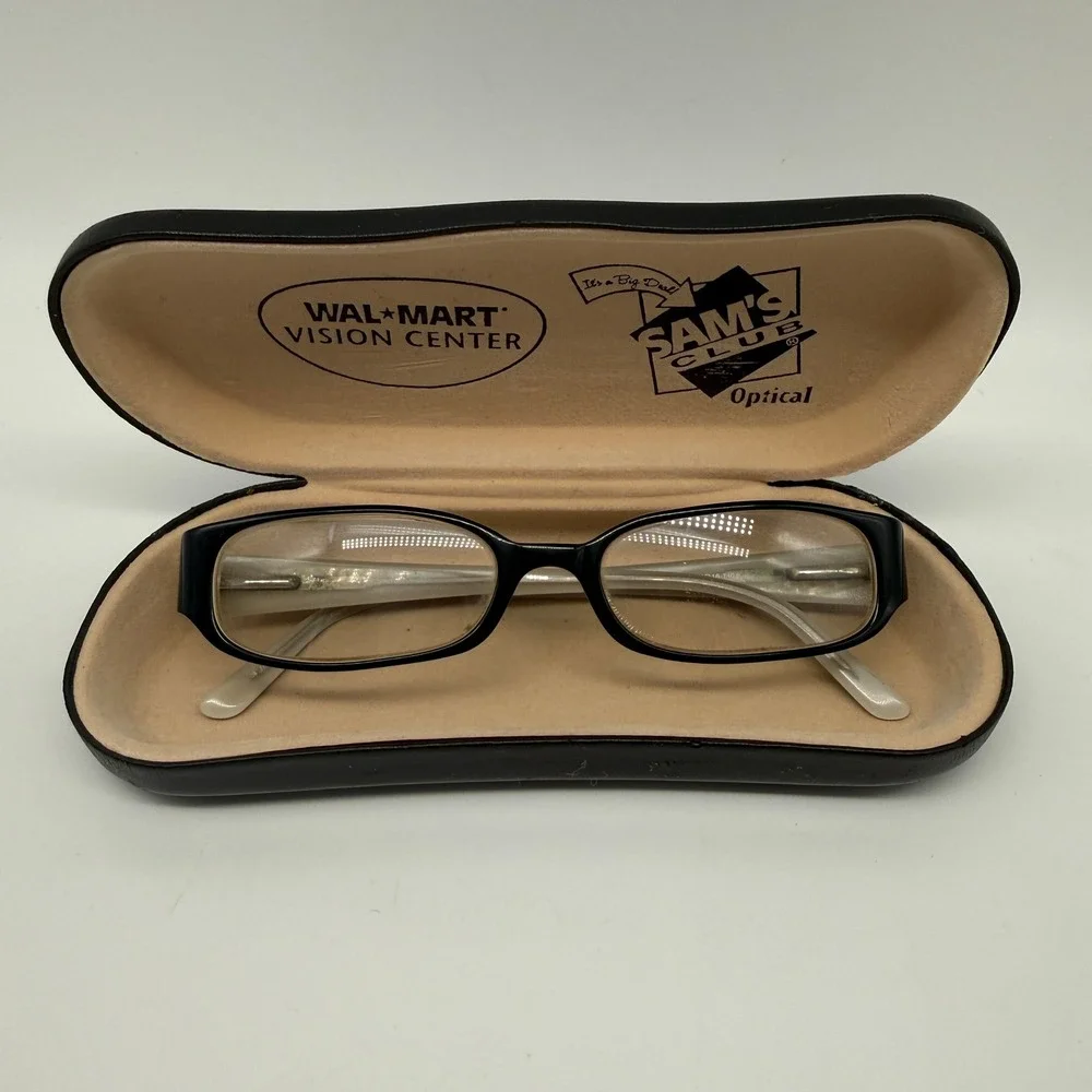 Vintage Guess Eyeglasses Women Black GU2093 Rectangular Logo *FRAMES ONLY*